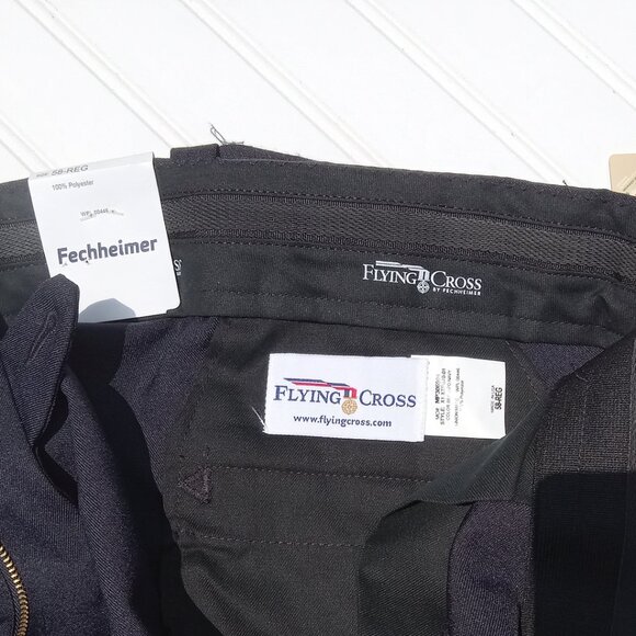 Flying Cross Fechheimer Uniform Pants 58 LAPD Navy Blue Unhemmed Garbadine Mens - Picture 14 of 15